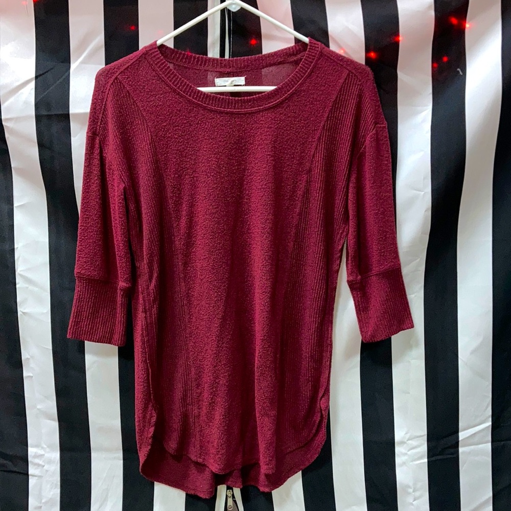 Maroon shirt